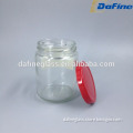 240ml Transparent custom design glass food Jar wholesale glass storage bottles & jars